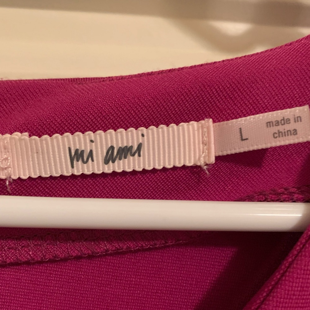 🌺Like New - Beautiful mi ami Fuschia A-Line Dress - Picture 2 of 4